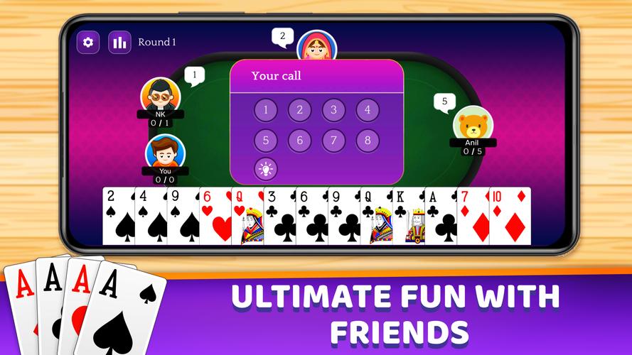 Callbreak Multiplayer Screenshot 2