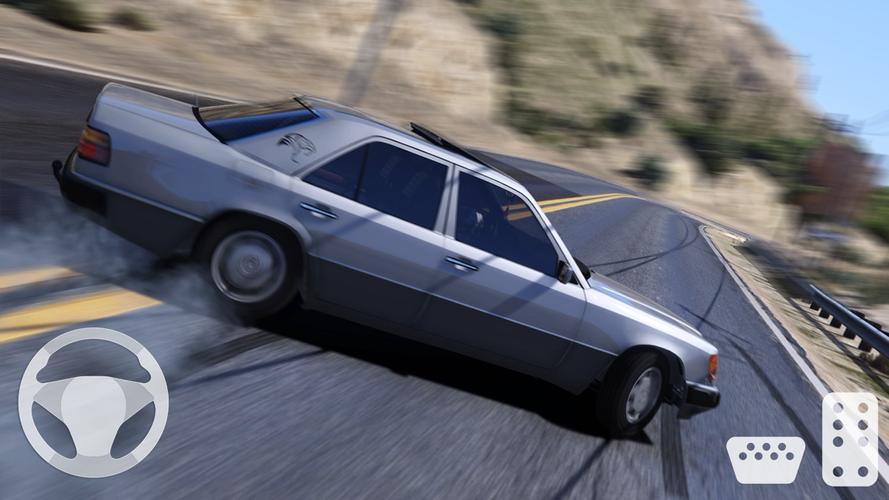E500: City Car Drive Screenshot 2