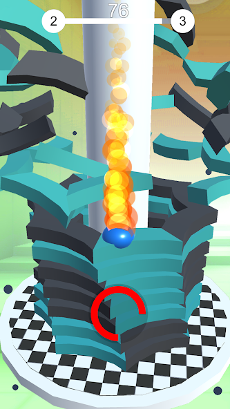 Ball Run Stack: Stack Ball 3D Mod ဖန်သားပြင်ဓာတ်ပုံ 3