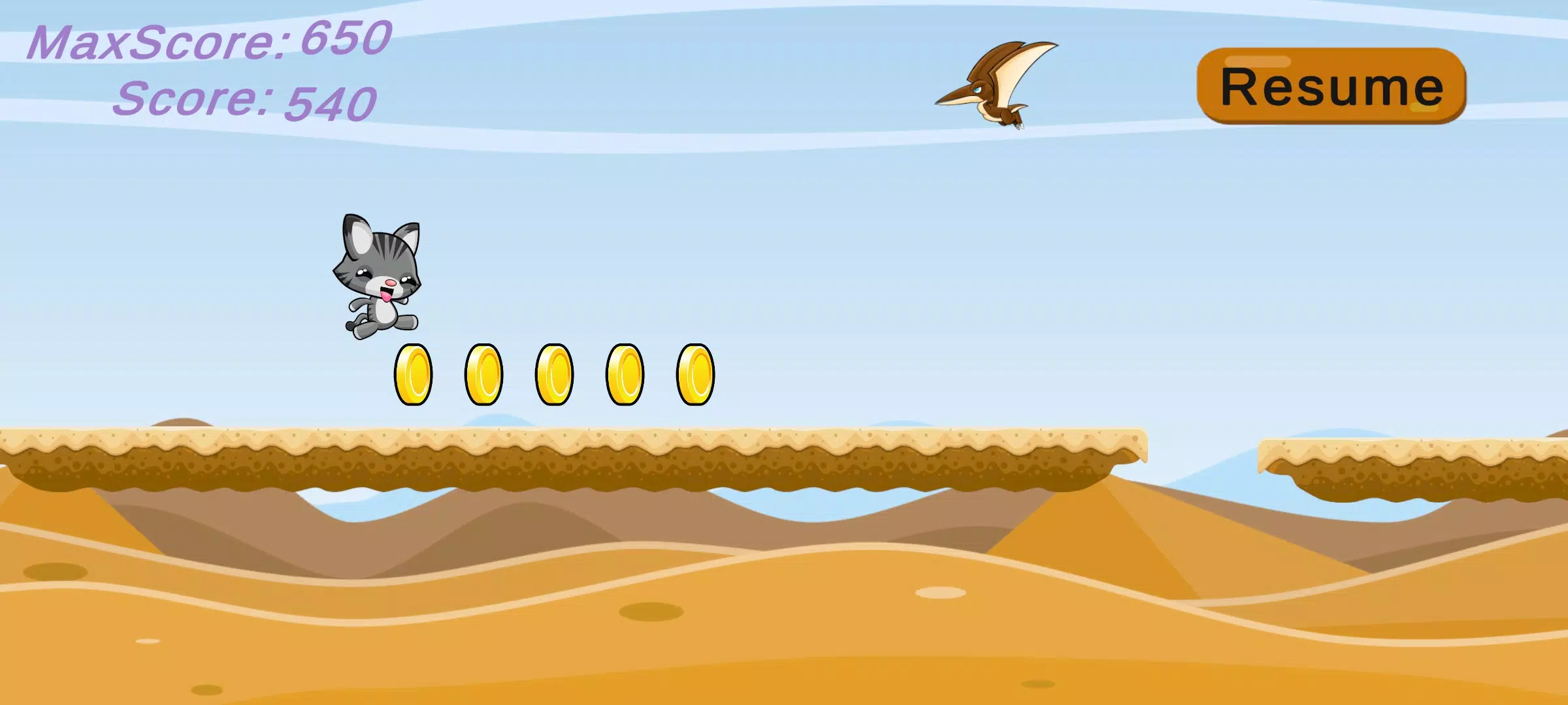 Cat Runner Adventure 스크린샷 2