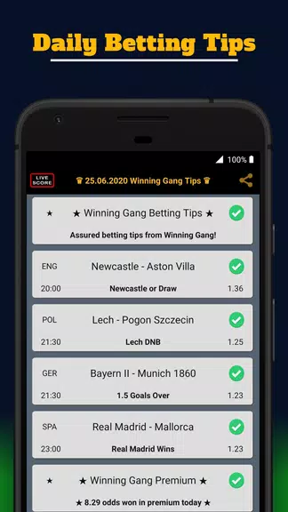 Winning Gang Betting Tips应用截图第1张