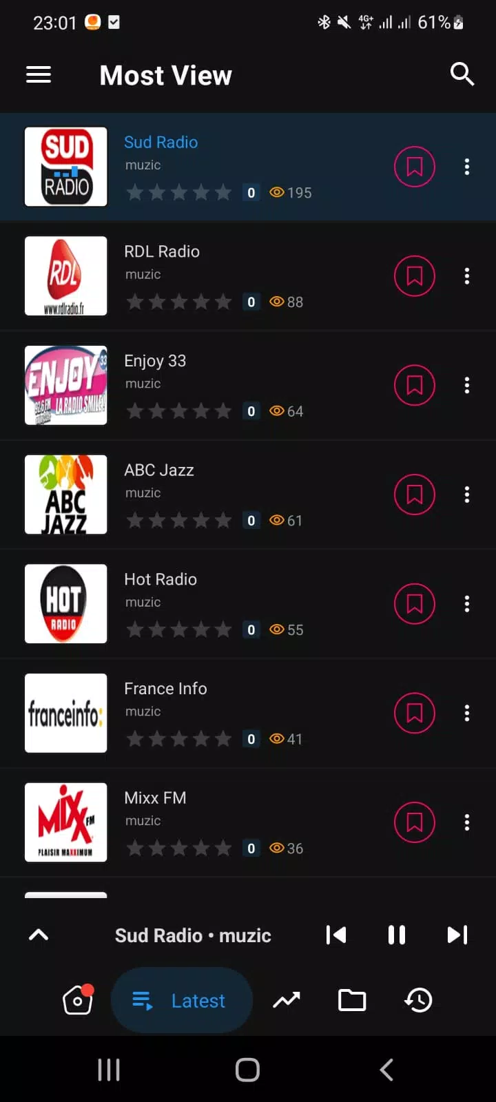 Radio France應用截圖第1張