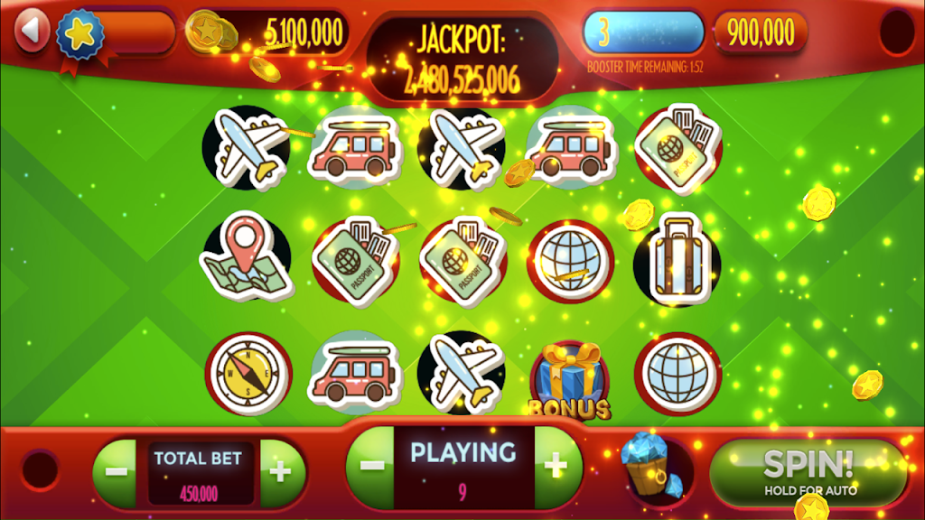 Book-Book Airline Flight Bonus Wheel Slot 스크린샷 1