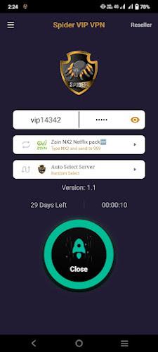 Spider VIP VPN Schermafbeelding 2
