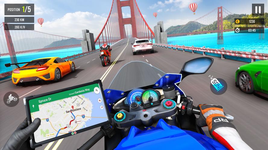 Moto Traffic Bike Race Game 3d Ảnh chụp màn hình 3