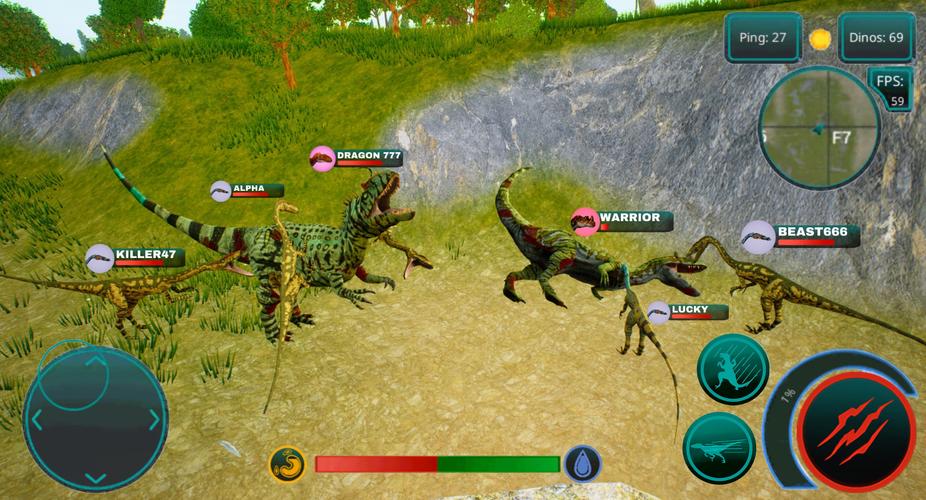 The Cursed Dinosaur Isle Captura de tela 1