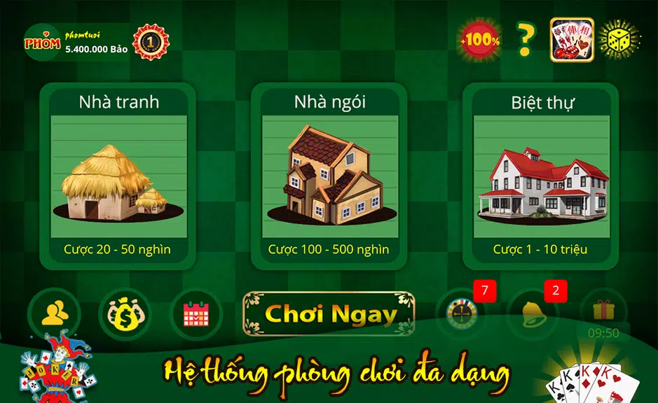 Schermata Phỏm Tươi Tá Lả Phom Tuoi TaLa 1