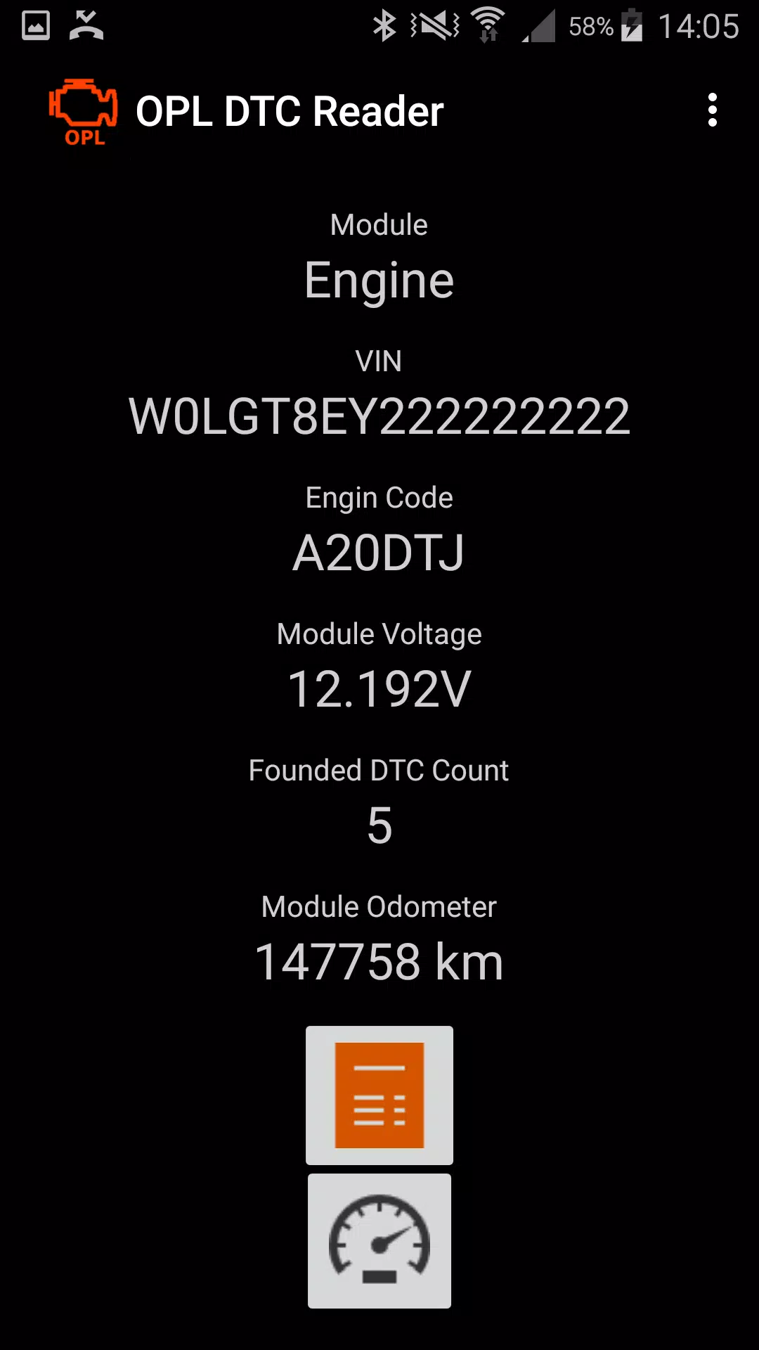 OPL DTC Reader Screenshot 3