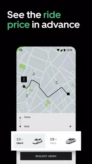 Uber AZ — такси и доставка Скриншот 2