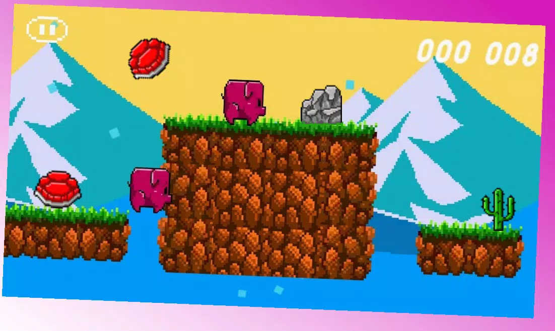 Turbo Pig platformer pixel art スクリーンショット 4