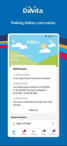 DaVita Care Connect Ekran Görüntüsü 1