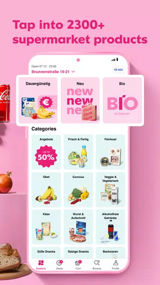 Flink: Groceries in minutes Captura de tela 2