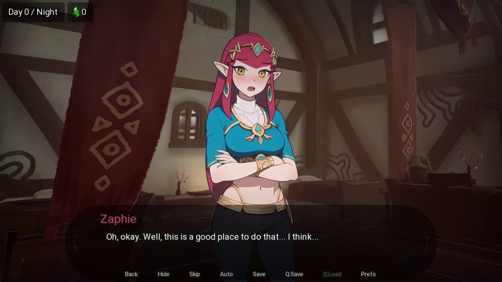 Schermata Love in Hyrule 1
