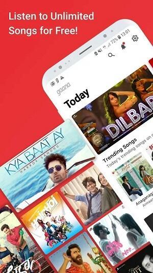 Gaana: MP3 Songs, Music App應用截圖第4張