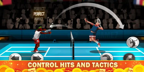 Badminton League MOD Captura de tela 1