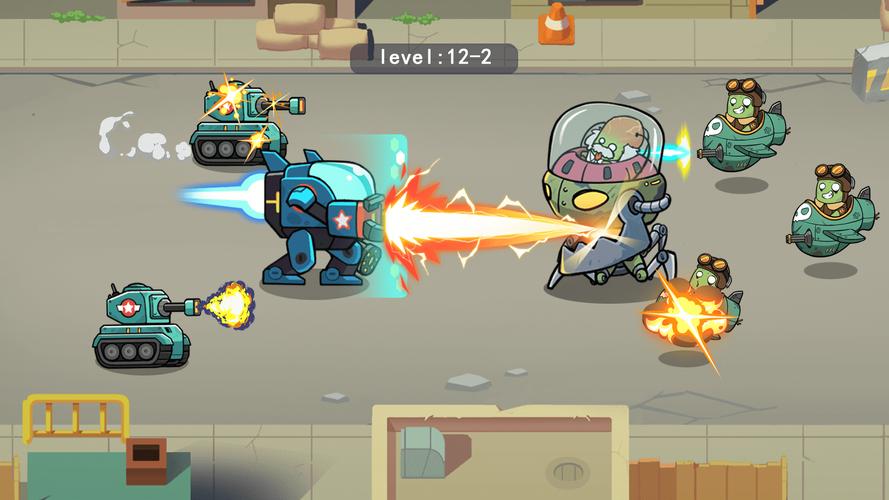 Merge Mech vs. Zombie Brawl应用截图第3张