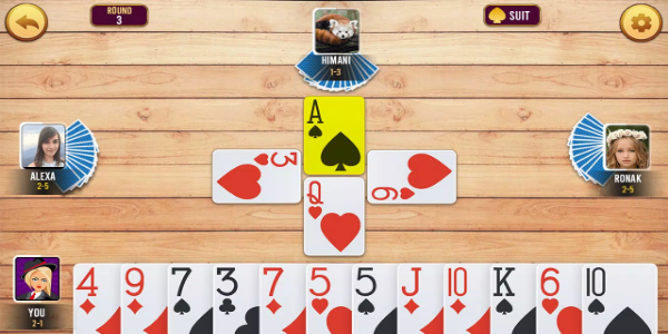 Callbreak Offline : Tash Game स्क्रीनशॉट 1