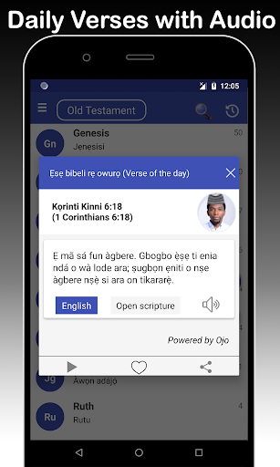 Yoruba & English Bible - With Full Offline Audio Captura de pantalla 2