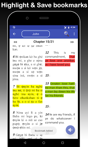 Yoruba & English Bible - With Full Offline Audio Captura de pantalla 3