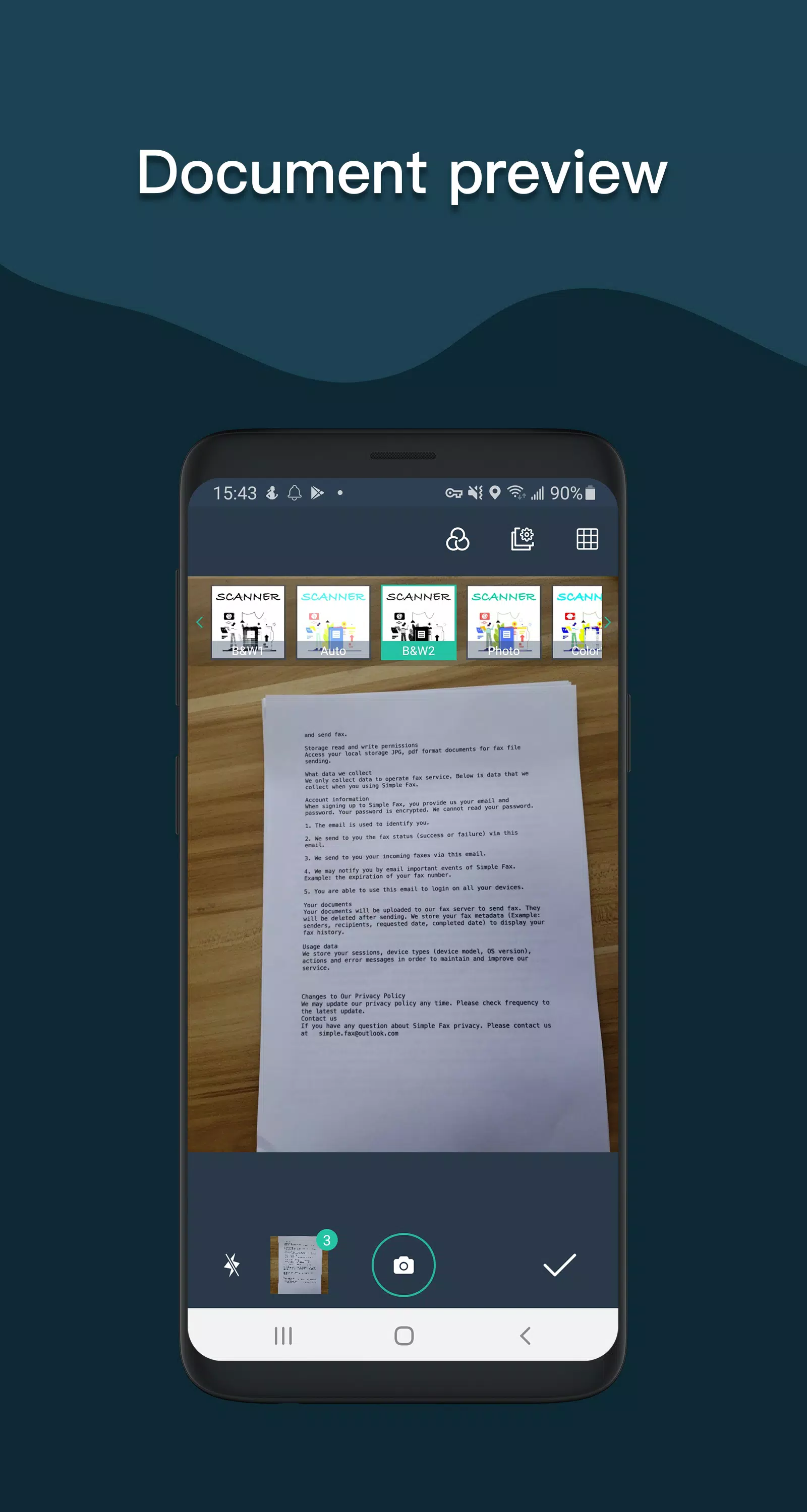 Schermata Simple Scan - PDF Scanner App 4