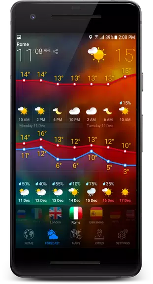 3D EARTH - weather forecast スクリーンショット 3