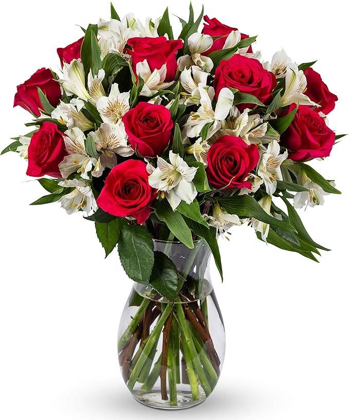 Benchmark Bouquets - Signature Roses & Alstroemeria