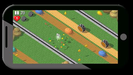 Crossy the road: Cross street ဖန်သားပြင်ဓာတ်ပုံ 1