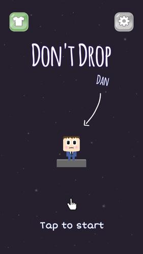 Don't Drop Dan: Tap to survive Screenshot 1