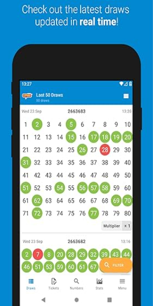 Georgia Lottery Keno : GA Live Results & Tickets ဖန်သားပြင်ဓာတ်ပုံ 1