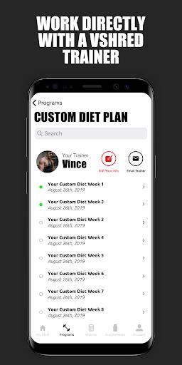V Shred: Diet & Fitness應用截圖第1張