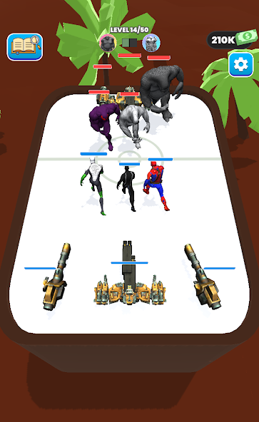 Merge Master Superhero Battle Mod ဖန်သားပြင်ဓာတ်ပုံ 3