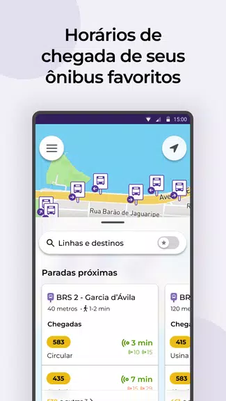 Cittamobi: Horários de Ônibus スクリーンショット 2