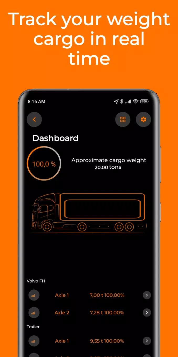 Axle Load System Captura de tela 3
