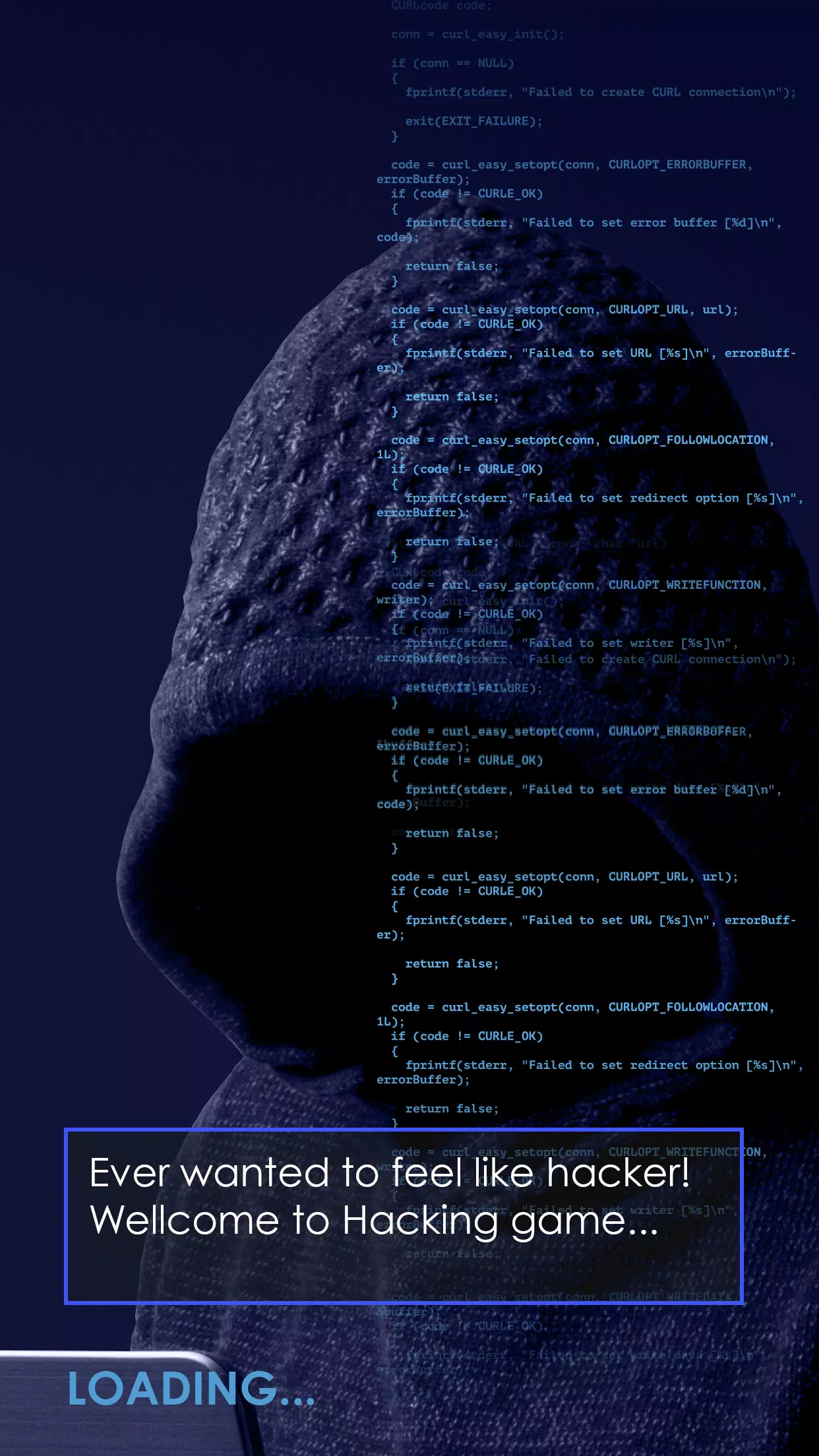 Cyber Hacker Bot Hacking Game Tangkapan skrin 1