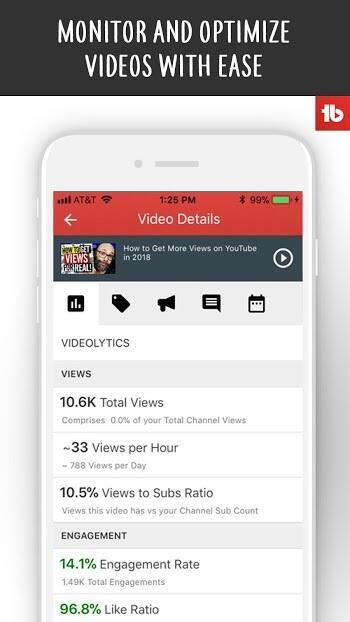 TubeBuddy Pro Tangkapan skrin 4