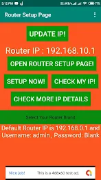 Router Setup Page - WiFi Passw ဖန်သားပြင်ဓာတ်ပုံ 2