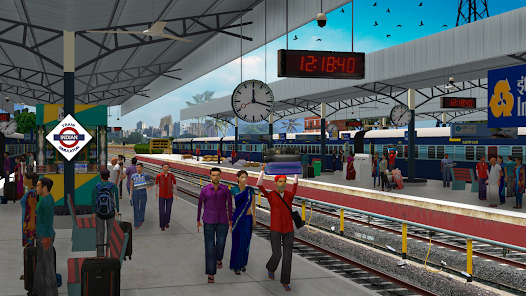 Indian Train Simulator Mod Captura de tela 1