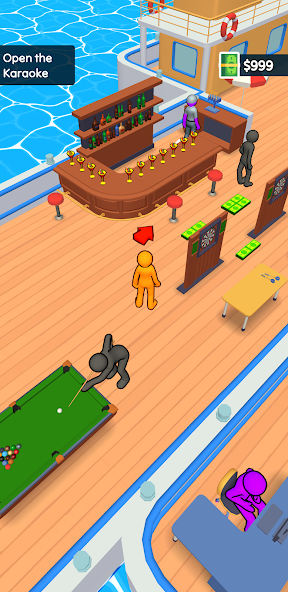 Boat Venture: Idle Manager Mod Скриншот 2
