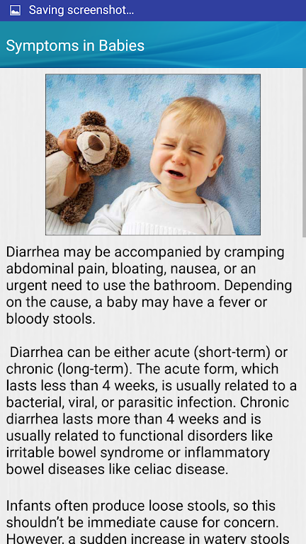 Diarrhea and Dehydration Help स्क्रीनशॉट 3