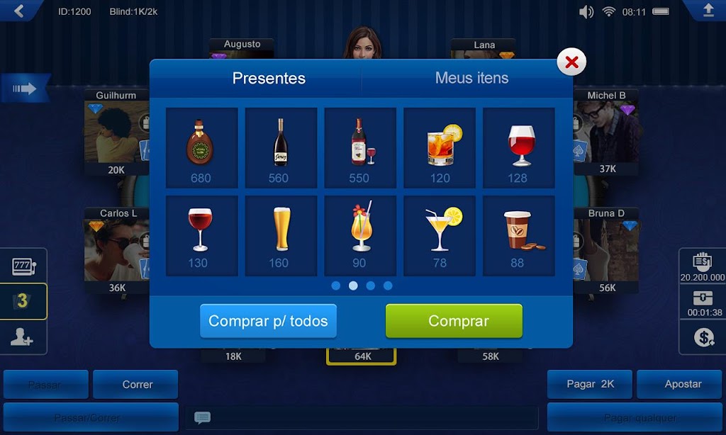 Poker Brasil HD Tangkapan skrin 3