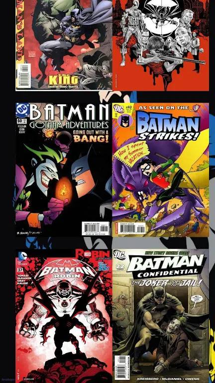 Comics Batman ဖန်သားပြင်ဓာတ်ပုံ 2