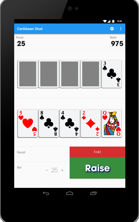 Caribbean Stud - Poker Style Card Game Tangkapan skrin 4