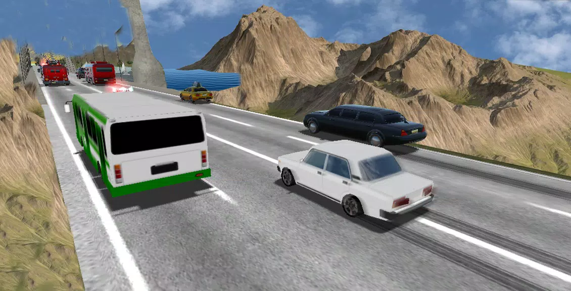 Schermata Traffic Rider : Car Race Game 3