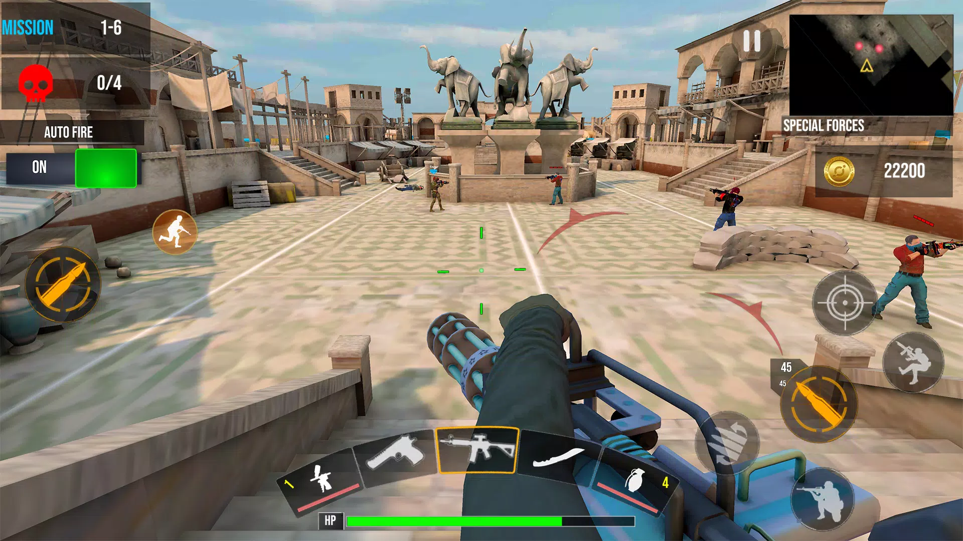 FPS Commando Strike 3D Ảnh chụp màn hình 4