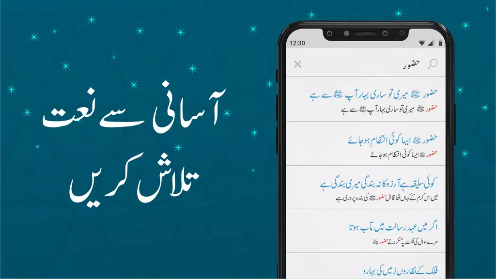 Naat Lyrics Library Captura de tela 3
