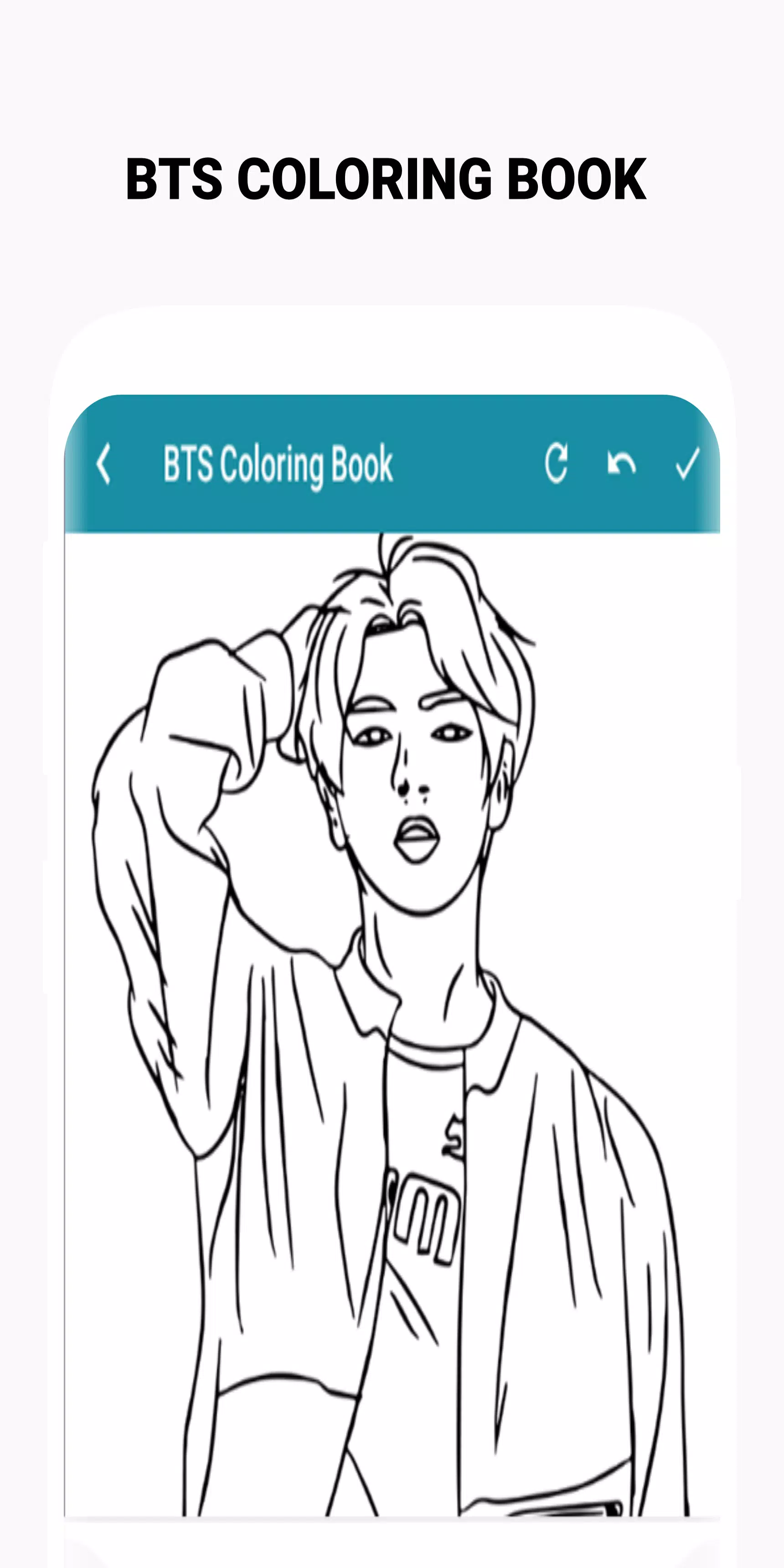 Schermata BTS Coloring Book 3
