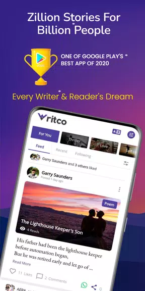 Writco – Read, Write, Publish Screenshot 1