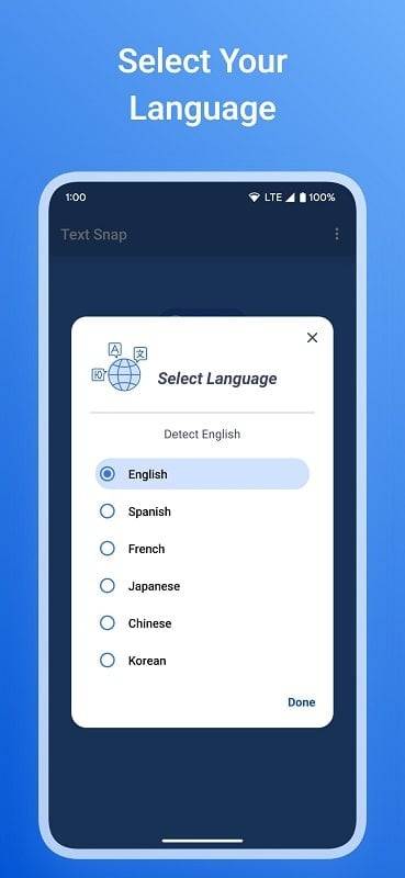 Text Snap - Image to Text Capture d'écran 1