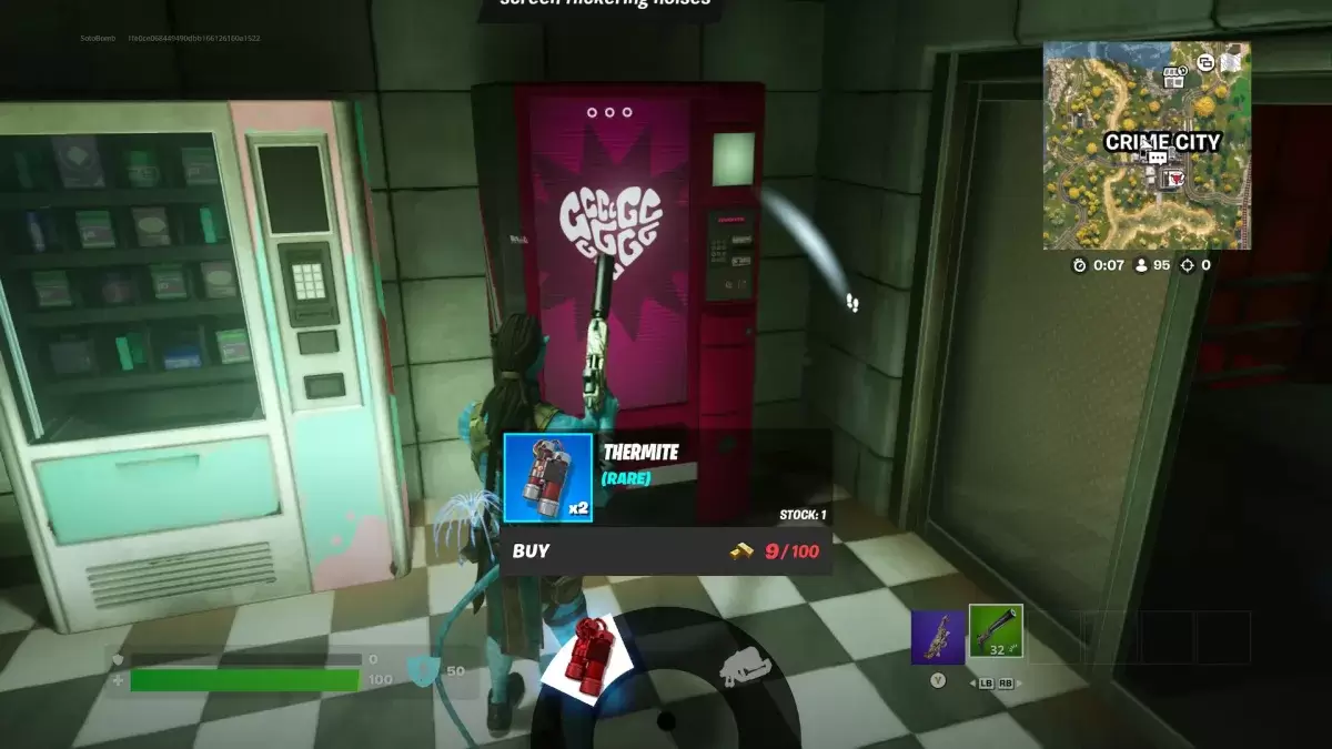 Máquina de venda automática em Fortnite, capítulo 6, temporada 2.