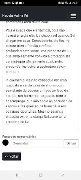 Novela Cara e Coragem 스크린샷 4